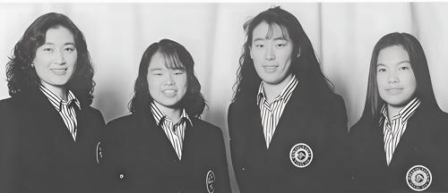 Captain Machiko Yamada, Yukiyo Haga, Mikako Kanamori, Mayumi Nakajima